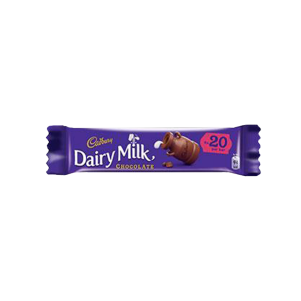 CADBURY DAIRY MILK CHOCOLATE 20GM UCAAZ