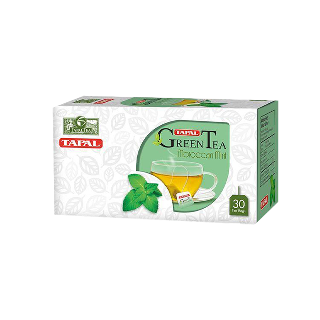 TAPAL MINT GREEN TEA BAGS 30 PCS UCAAZ