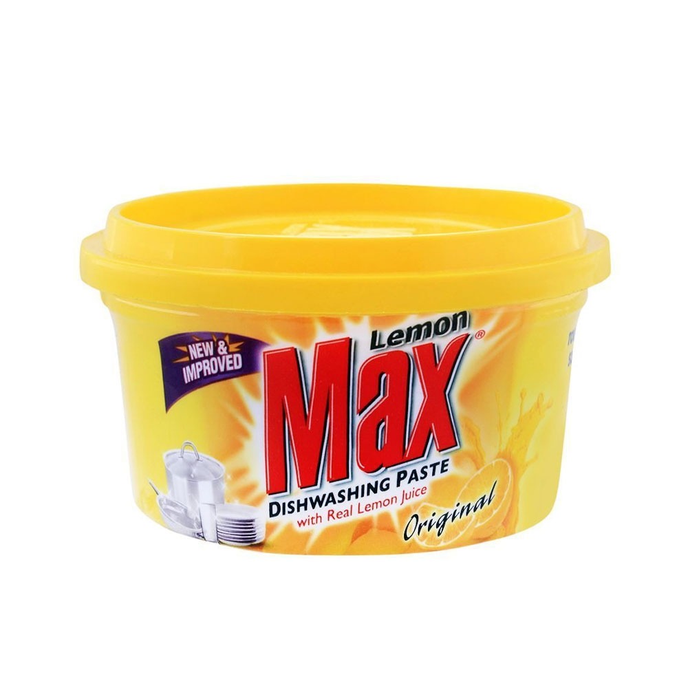 LEMON MAX DISHWASHING PASTE YELLOW 200GM