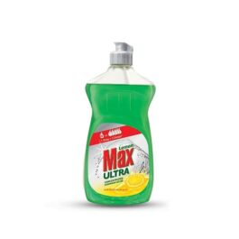 LEMON MAX DISHWASH LIQUID ULTRA GREEN 500ML BTL