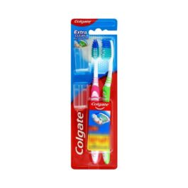 COLGATE TOOTH BRUSH EXTRA CLEAN TWIN PACK SOFT
