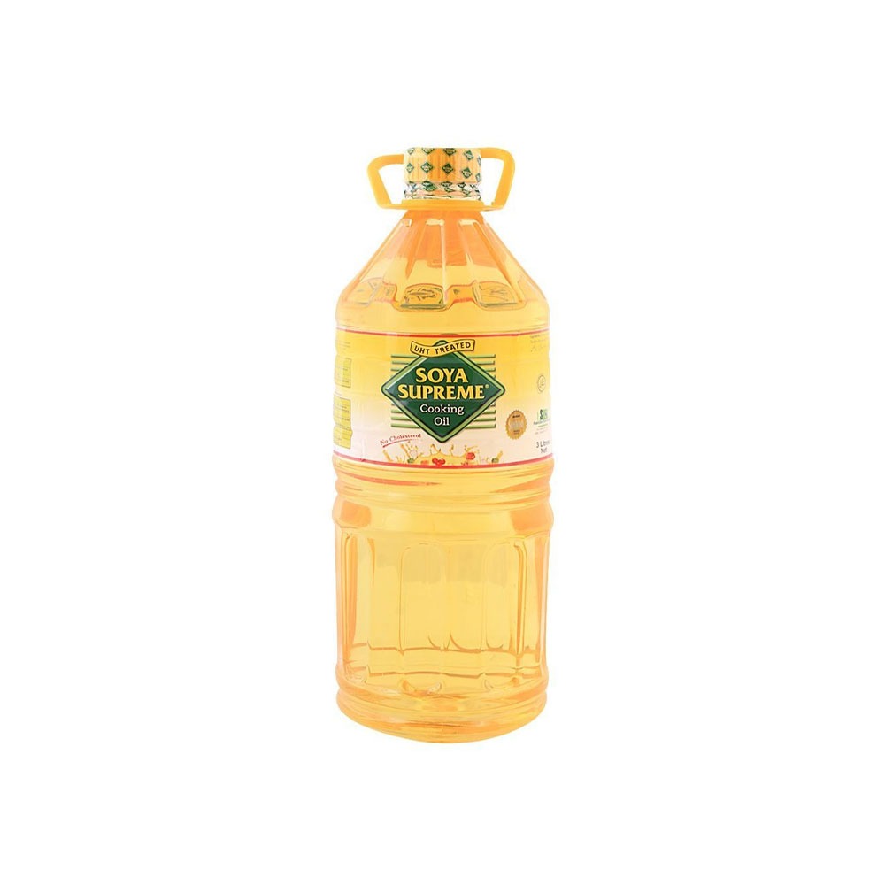 SOYA SUPREME COOKING OIL BOTTLE 3 LITRES UCAAZ