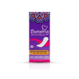 Butterfly Breathable Panty Liners Long 20pcs