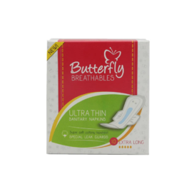 Butterfly Breathable Ultra Cottony Extra Long 10pcs