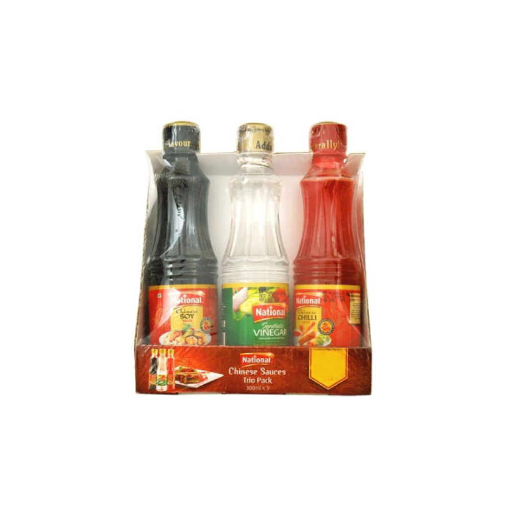 NATIONAL CHINESE SAUCE TRIO PACK 120ML