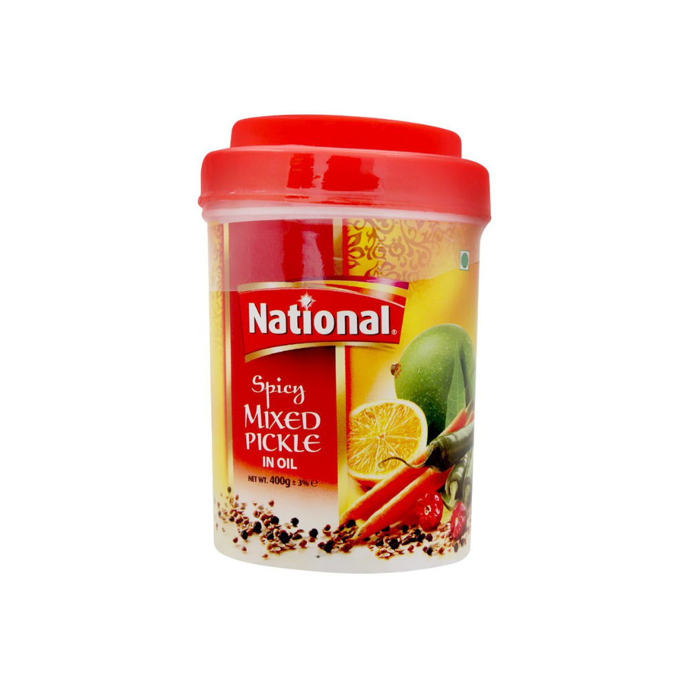 NATIONAL SPICY MIXED PICKLE 400GM