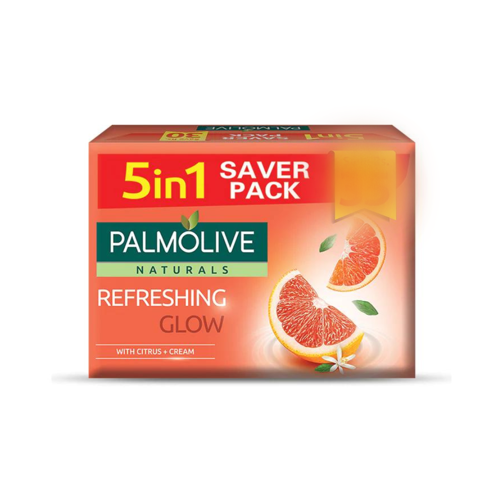 PALMOLIVE SOAP REFRESHING GLOW SAVER PACK 5X98GM