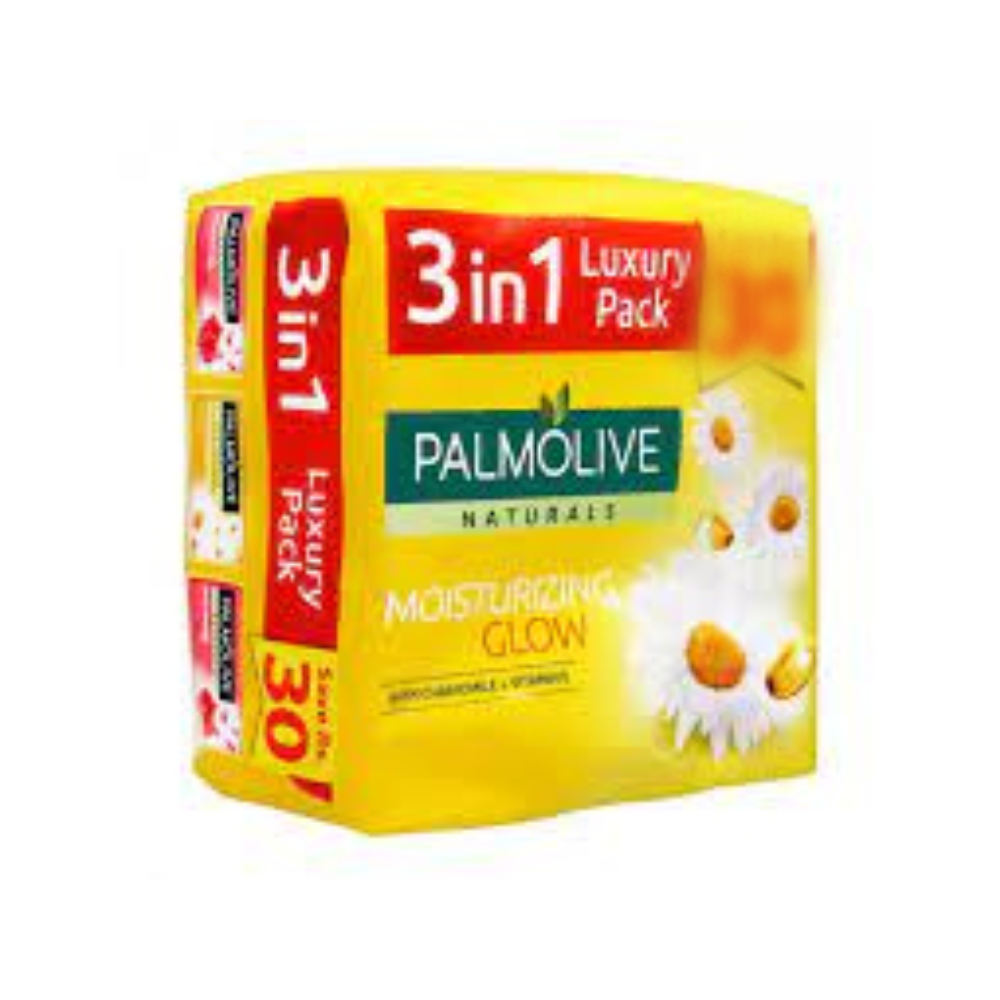 PALMOLIVE SOAP MOISTURIZING GLOW 3×175 GM WHITE