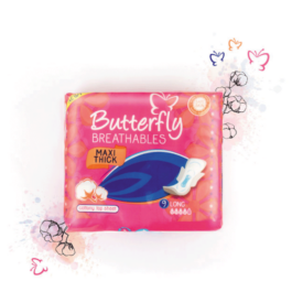 Butterfly Maxi Cottony Long 9pcs